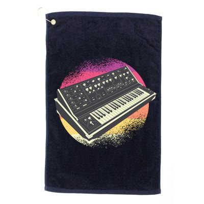 Synthesizer Retro Platinum Collection Golf Towel