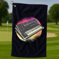 Synthesizer Retro Golf Towel