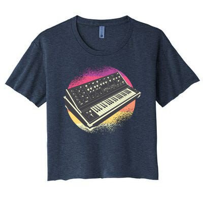 Synthesizer Retro Women's Crop Top Tee