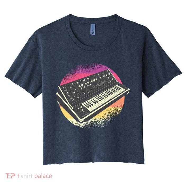 Synthesizer Retro Crop Top
