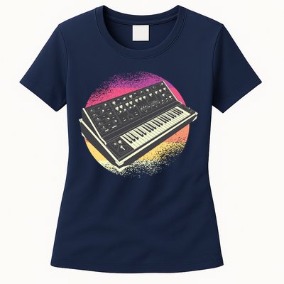 Synthesizer Retro Womens T-Shirt