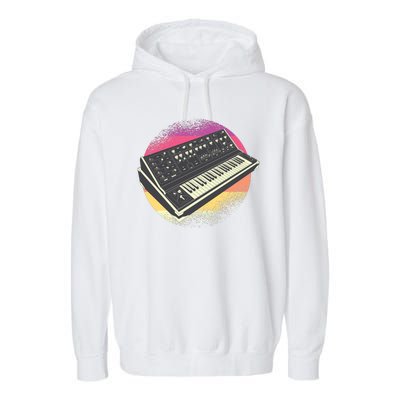 Synthesizer Retro Garment-Dyed Fleece Hoodie