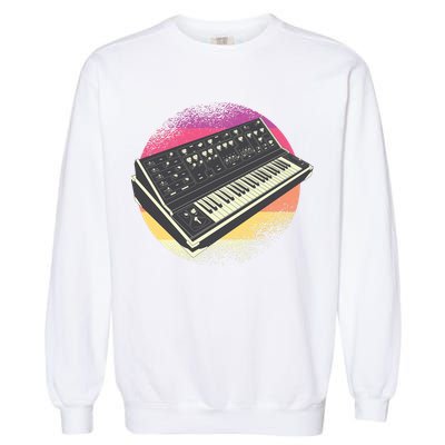 Synthesizer Retro Garment-Dyed Sweatshirt
