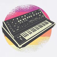 Synthesizer Retro Garment-Dyed Sweatshirt