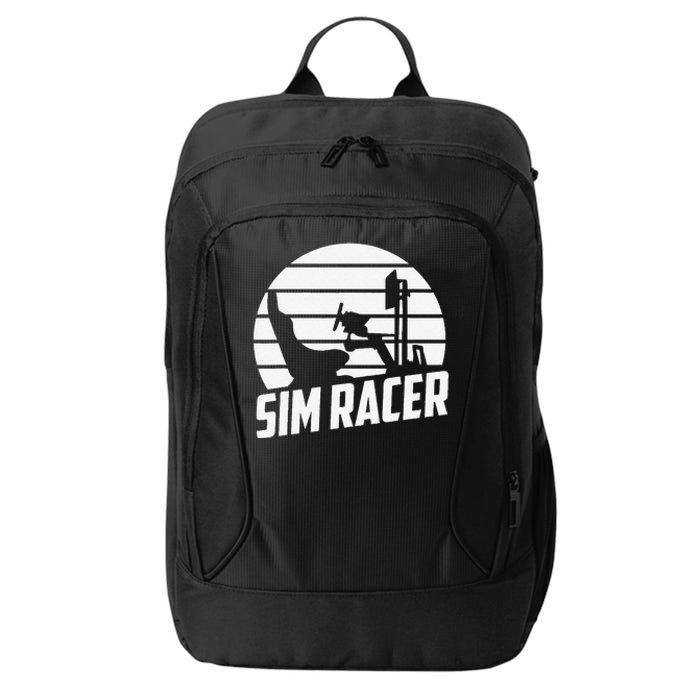 Sim Racer Simulation Gaming Race Car Sim Racing City Backpack