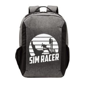 Sim Racer Simulation Gaming Race Car Sim Racing Vector Backpack