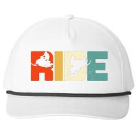 Snowmobile Ride Snowmobiling Motor Sled Winter Sport Gift Snapback Five-Panel Rope Hat