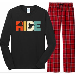 Snowmobile Ride Snowmobiling Motor Sled Winter Sport Gift Long Sleeve Pajama Set