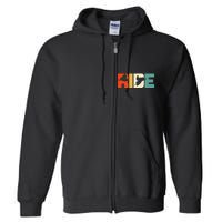 Snowmobile Ride Snowmobiling Motor Sled Winter Sport Gift Full Zip Hoodie