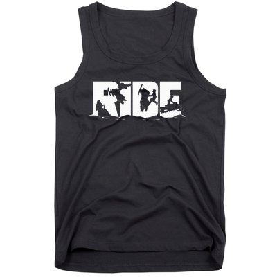 Snowmobile Ride Snowmobiling Winter Sport Gift Tank Top