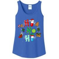 Snow Reindeer Santa Claus Pharmacy Crew Christmas Funny Gift Ladies Essential Tank