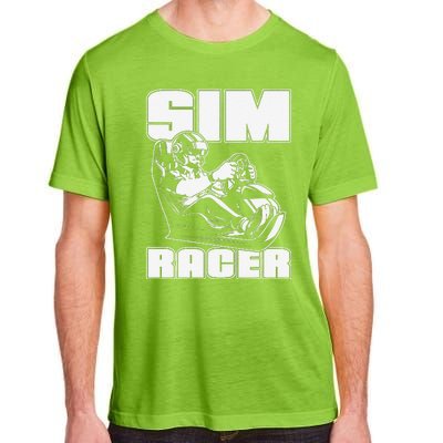 Sim Racer Simulation Gaming Race Car Sim Racing Adult ChromaSoft Performance T-Shirt