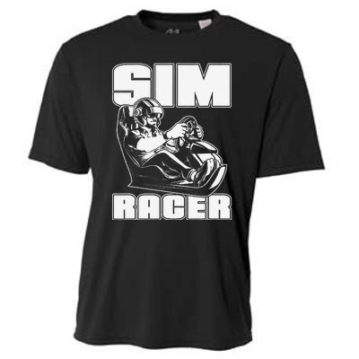 Sim Racer Simulation Gaming Race Car Sim Racing Cooling Performance Crew T-Shirt