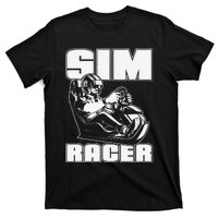 Sim Racer Simulation Gaming Race Car Sim Racing T-Shirt