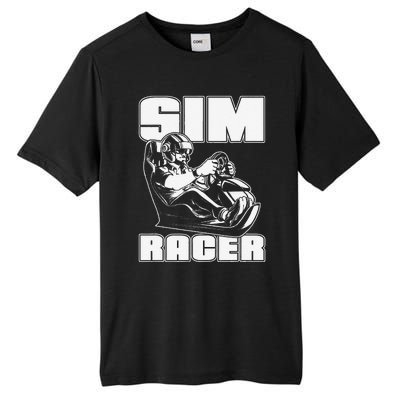 Sim Racer Simulation Gaming Race Car Sim Racing Tall Fusion ChromaSoft Performance T-Shirt