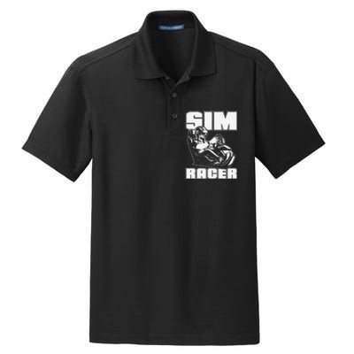 Sim Racer Simulation Gaming Race Car Sim Racing Dry Zone Grid Polo