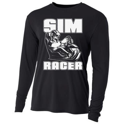 Sim Racer Simulation Gaming Race Car Sim Racing Cooling Performance Long Sleeve Crew