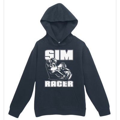 Sim Racer Simulation Gaming Race Car Sim Racing Urban Pullover Hoodie