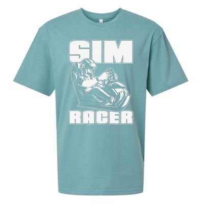 Sim Racer Simulation Gaming Race Car Sim Racing Sueded Cloud Jersey T-Shirt