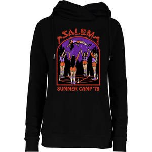 Steven Rhodes Salem Summer Camp 78 Womens Funnel Neck Pullover Hood