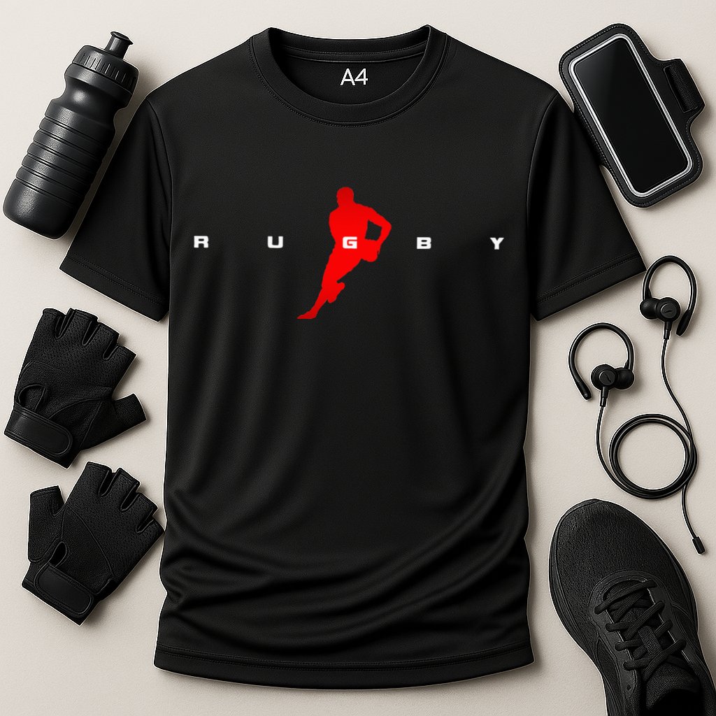Sports Rugby Cooling Performance Crew T-Shirt