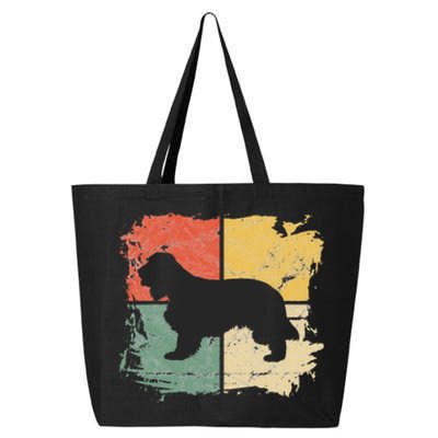 Square Retro Spaniel Owner Gift Dog English Cocker Dad Mom 25L Jumbo Tote