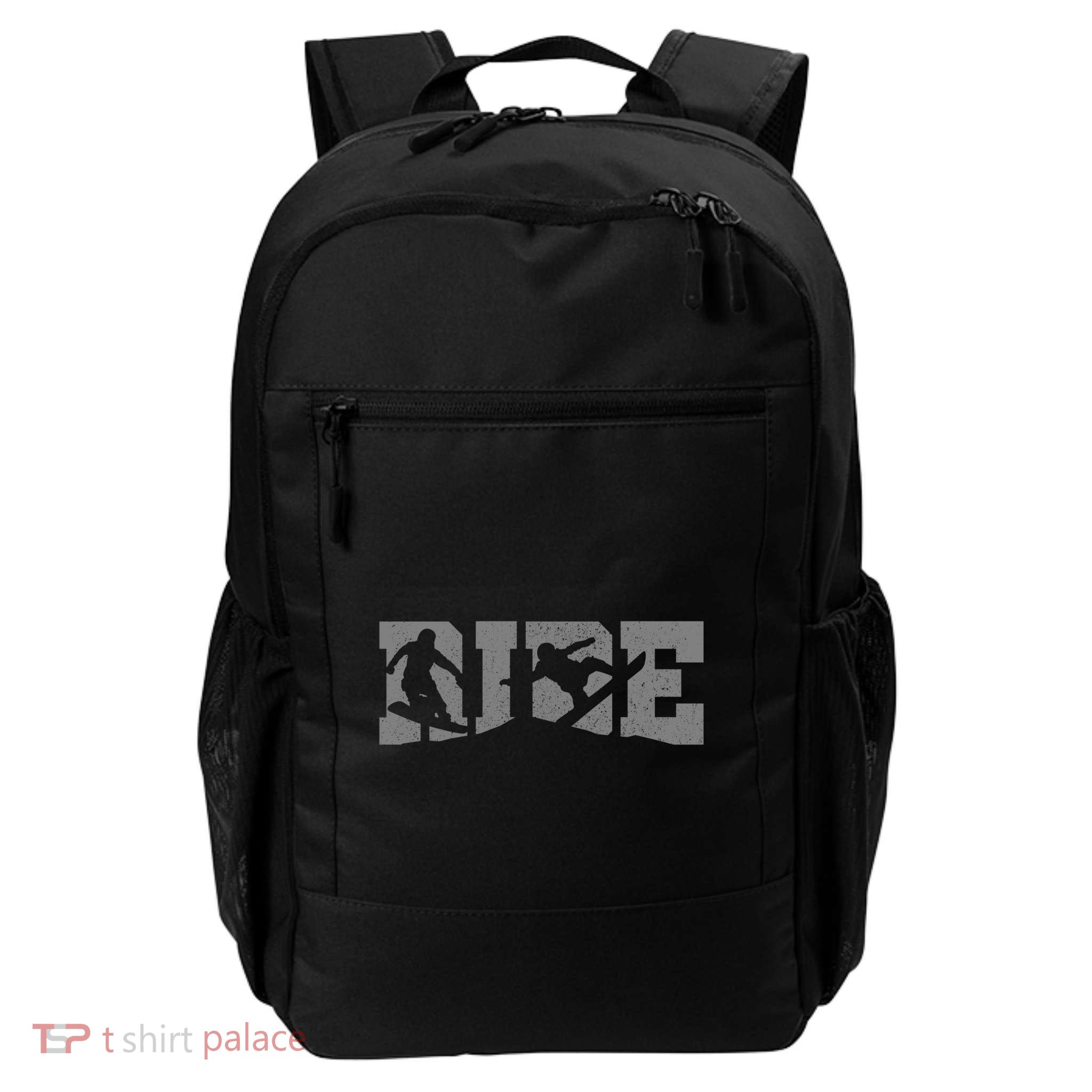 Snowboard Ride Snowboarder Gift Daily Commute Backpack