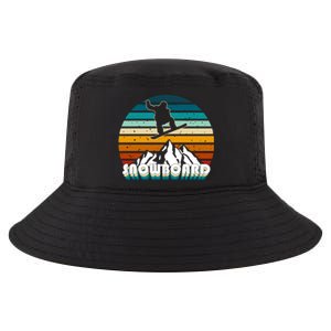 Snowboard Retro Sunset Cool Comfort Performance Bucket Hat