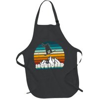 Snowboard Retro Sunset Apron