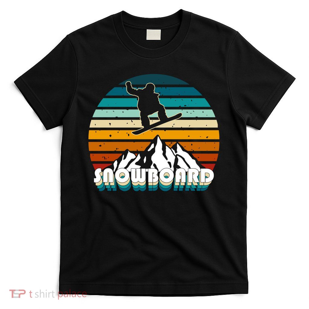 Snowboard Retro Sunset T-Shirt