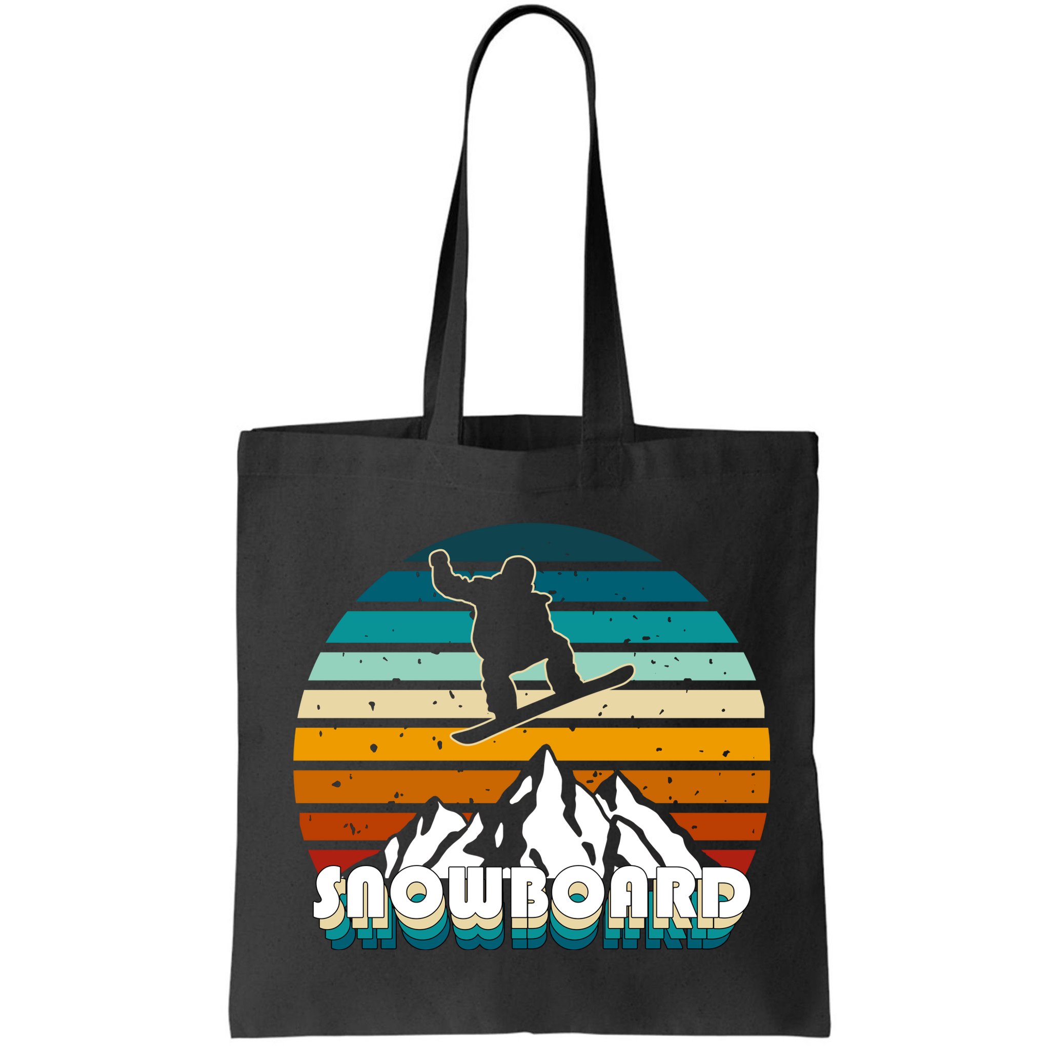 Snowboard Retro Sunset Bag