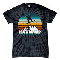 Snowboard Retro Sunset Tie-Dye T-Shirt