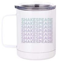 Shakespeare Retro 12 oz Stainless Steel Tumbler Cup