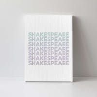 Shakespeare Retro Canvas