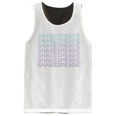 Shakespeare Retro Mesh Reversible Basketball Jersey Tank