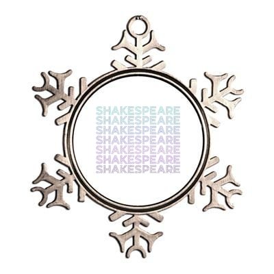 Shakespeare Retro Metallic Star Ornament