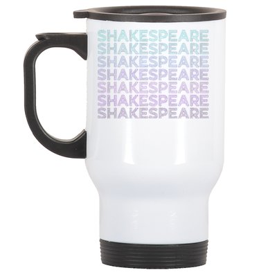 Shakespeare Retro Stainless Steel Travel Mug