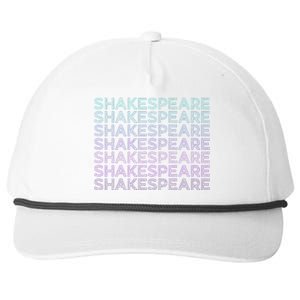 Shakespeare Retro Snapback Five-Panel Rope Hat