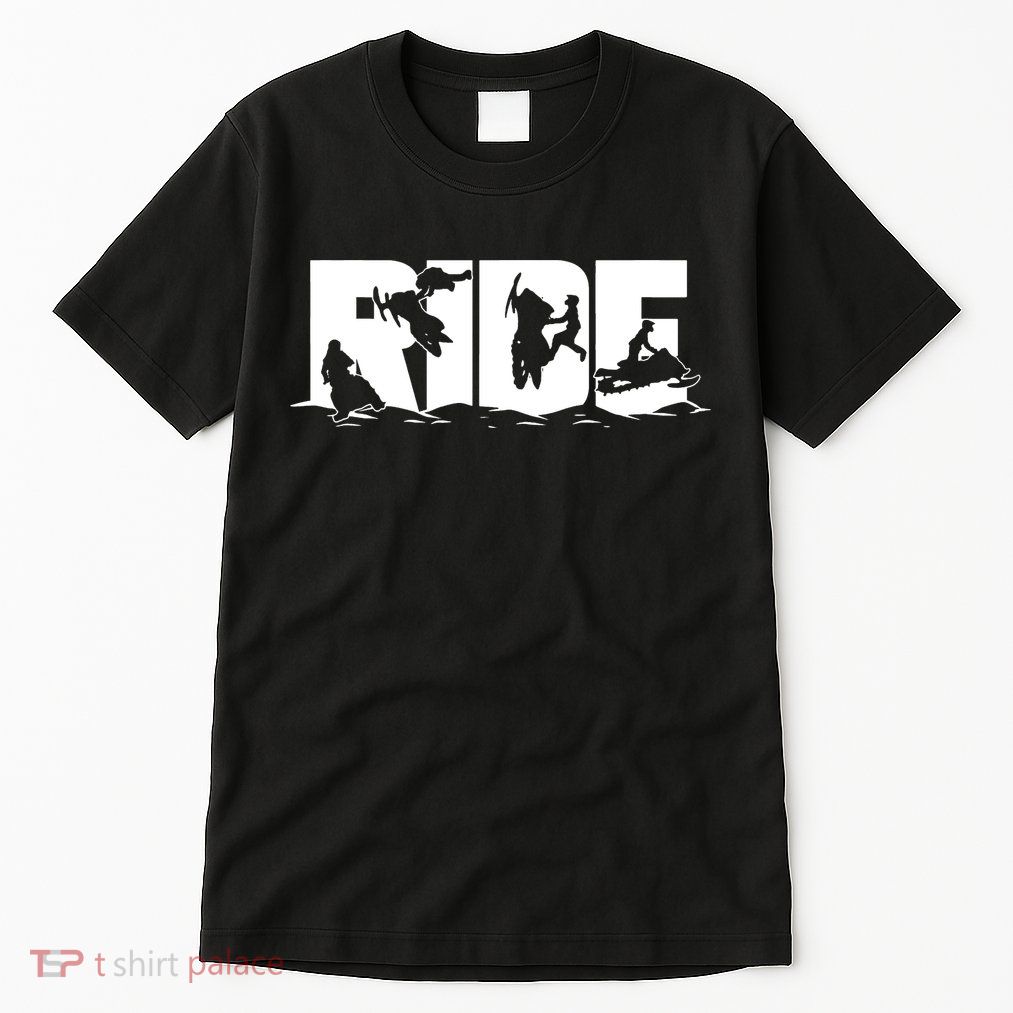 Snowmobile Ride Snowmobiling Winter Sport Tall T-Shirt