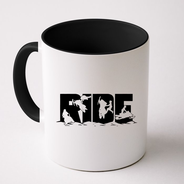 Snowmobile Ride Snowmobiling Winter Sport Mug