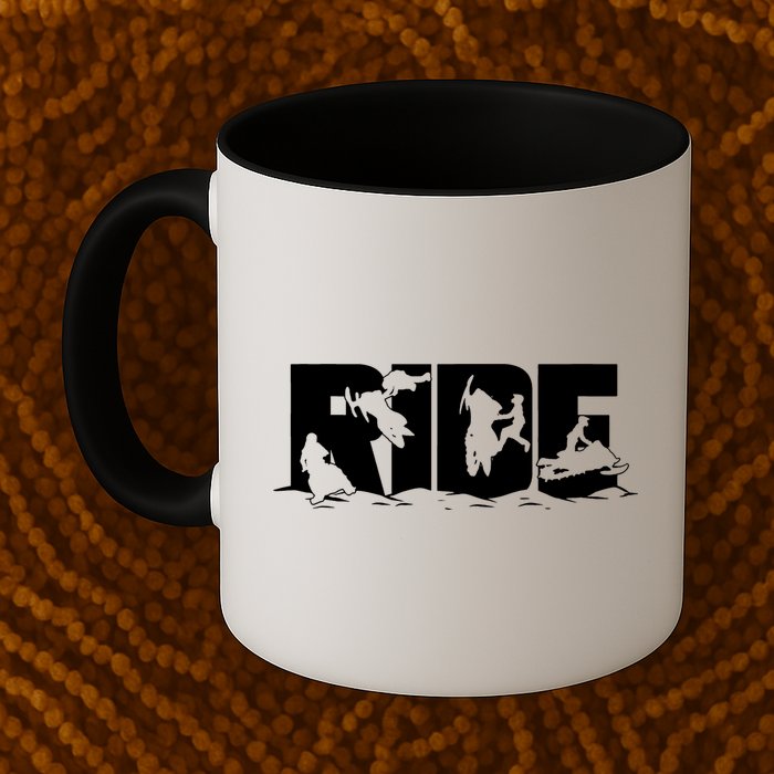 Snowmobile Ride Snowmobiling Winter Sport Mug