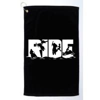 Snowmobile Ride Snowmobiling Winter Sport Golf Towel