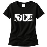 Snowmobile Ride Snowmobiling Winter Sport Womens T-Shirt