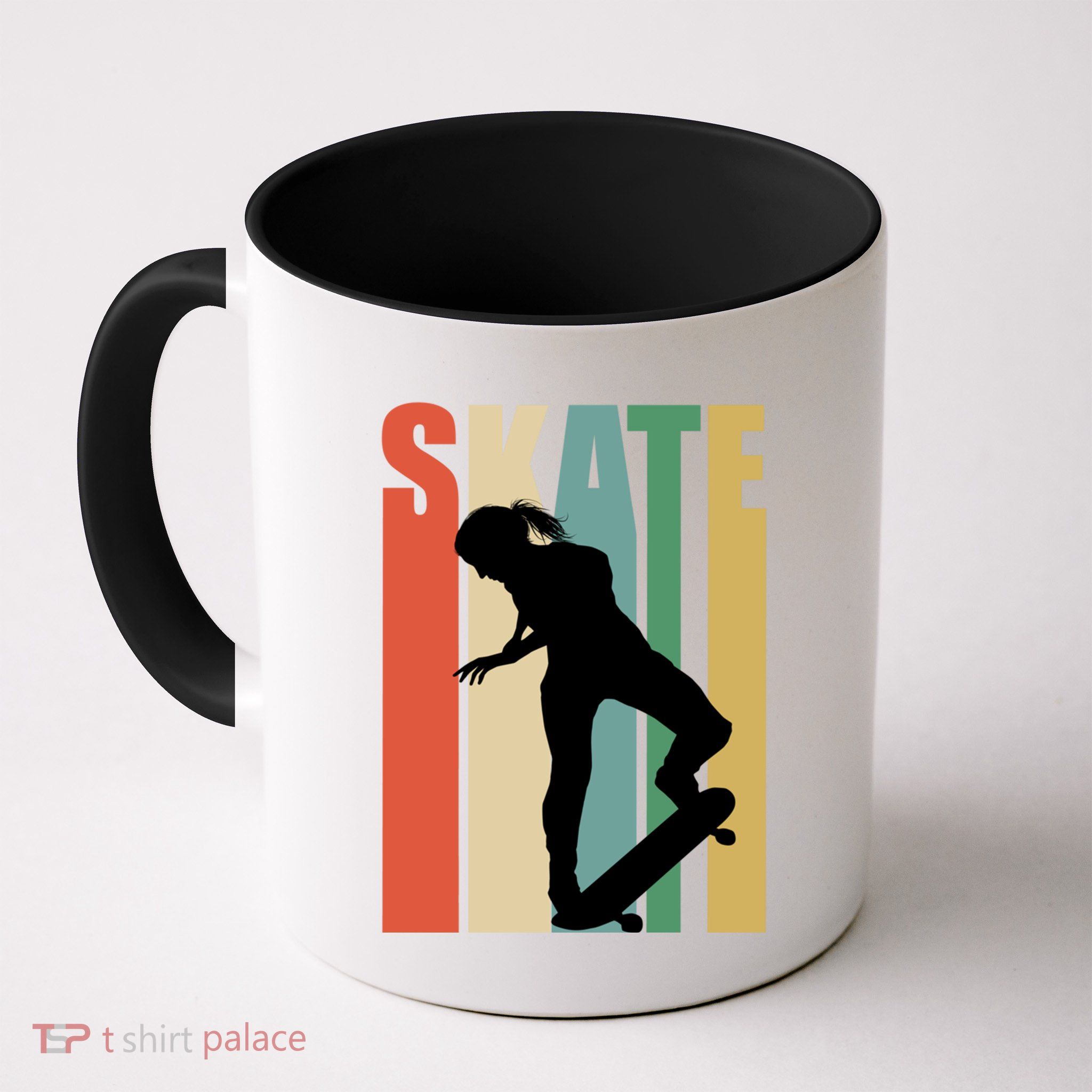 Skateboarding Retro Style Skater Skateboard Great Gift Mug