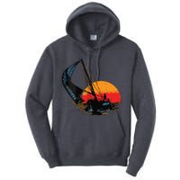 Sailing Retro Sailor Ship Sailboat Vintage Wingsail Tall Hoodie