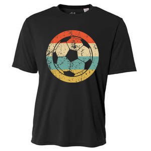 Soccer Retro Soccer Ball Cooling Performance Crew T-Shirt