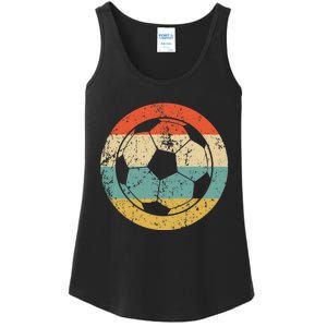 Soccer Retro Soccer Ball Ladies Essential Tank