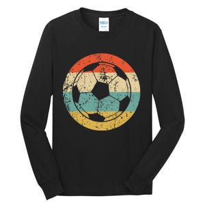 Soccer Retro Soccer Ball Tall Long Sleeve T-Shirt