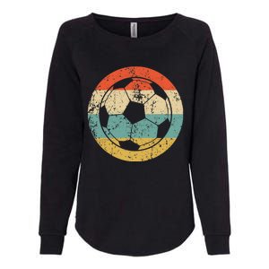 Soccer Retro Soccer Ball Womens California Wash Sweatshirt