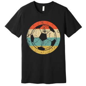 Soccer Retro Soccer Ball Premium T-Shirt